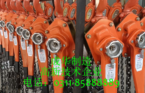 九江水泥廠設備檢修用手扳葫蘆